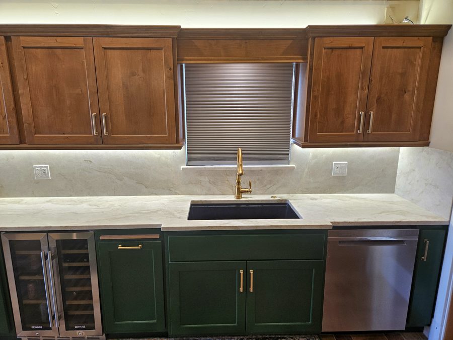 Custom cabinet detail in architect kitchen remodel